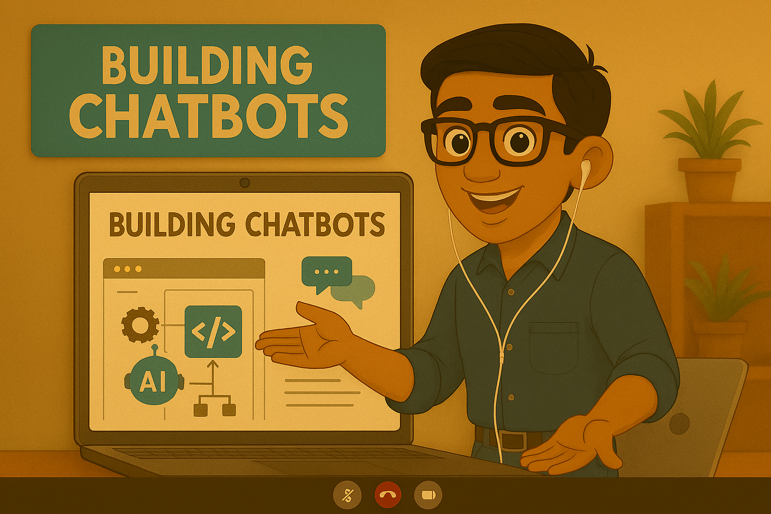 Neel Patel chatbot session